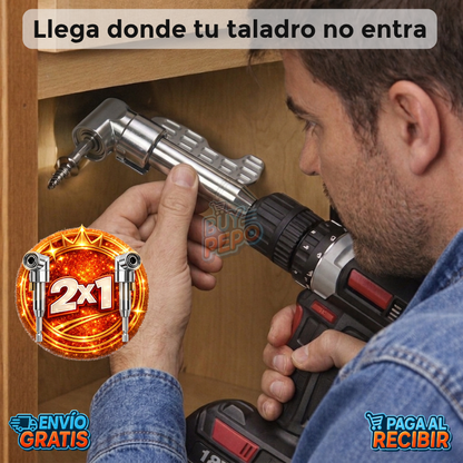 TorqueFlex™ 🔧 - Extensión ángulo taladro 🔩