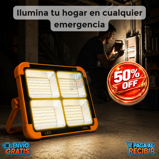 SolarReady™ 🔦 - Lámpara de emergencia solar ☀️