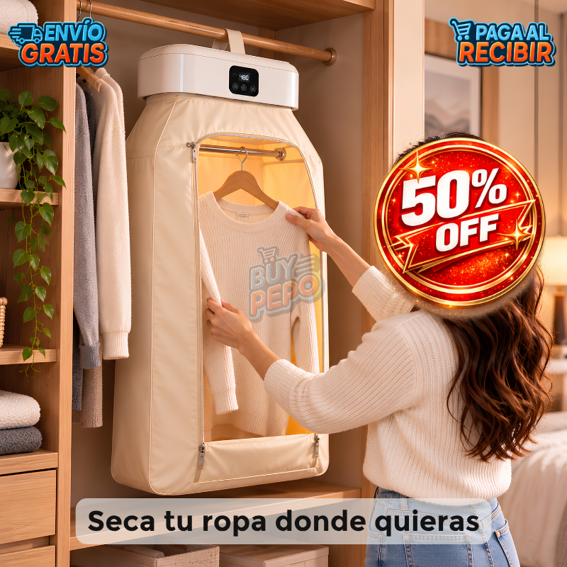 DryGo™ 👕 - Secadora portátil 600W 💨