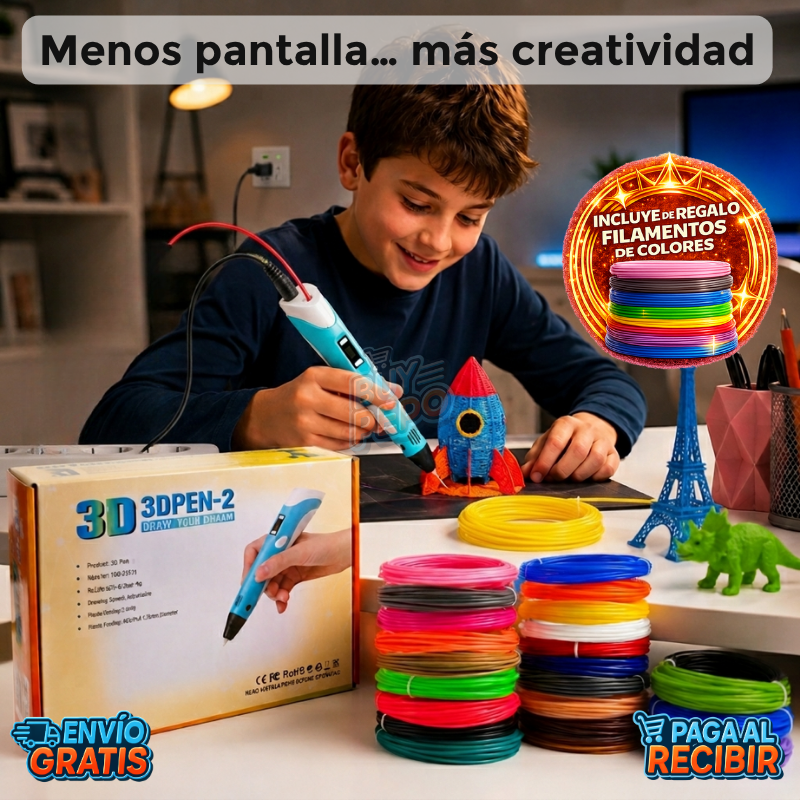 DrawCraft™ ✏️ - Lápiz 3D creativo 🎨