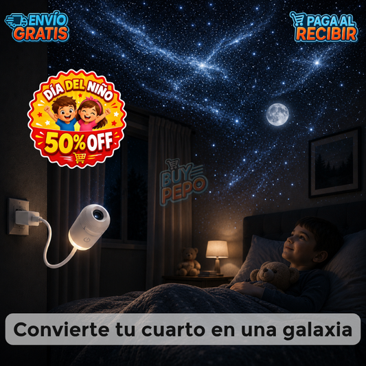 GalaxyNight™ 🌌 - Proyector de Estrellas USB ✨