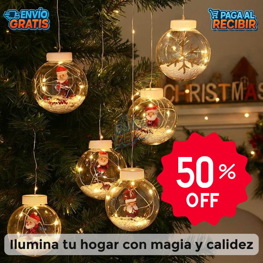 LumiBells™ ✨ – Guirnalda LED Navideña Brillante 🎄