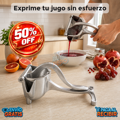 JuicePro™ 🍊 - Exprimidor de frutas metálico ✨