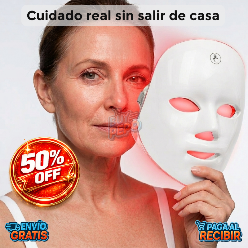 LumiSkin™ ✨ - Máscara luz facial LED ✨