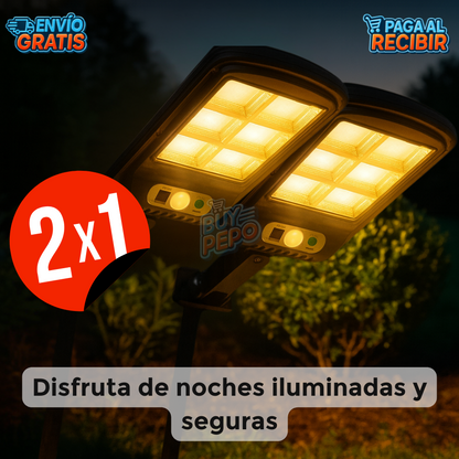 SolarLux™ ☀️ - Foco solar recargable 🌙