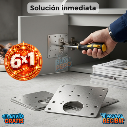 DoorShield™ 🛠️ - Placa refuerzo bisagras 🚪