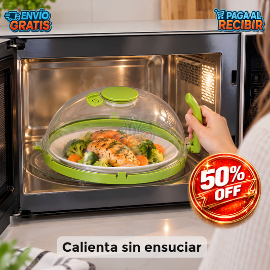 SteamGuard Home™ 💨 - Cubierta protectora microondas ✨