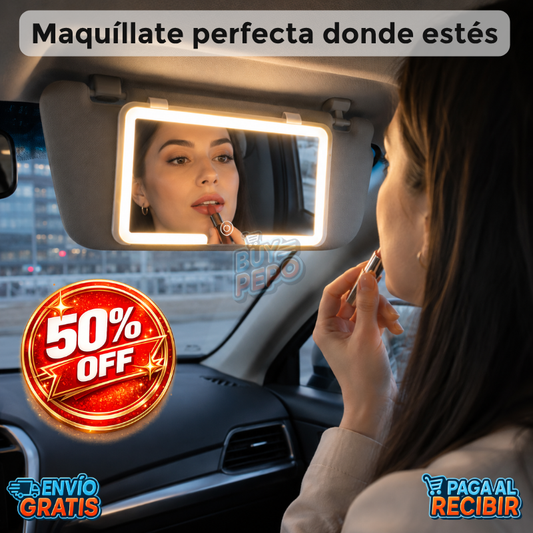 GlowFace™ 💡 - Espejo iluminado portátil ✨