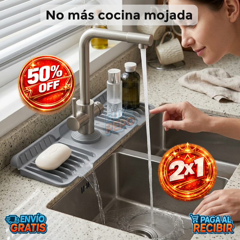 SplashGuard™ 💧 - Protector silicona anti salpicaduras 🚿