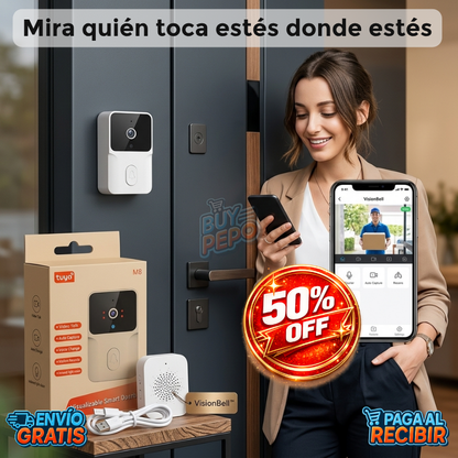 VisionBell™ 📷 - Timbre WiFi inteligente 🔔