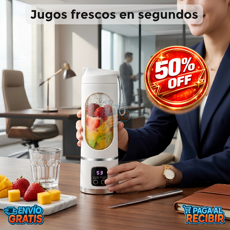 BlendGo™ 🥤 - Licuadora Portátil USB ⚡