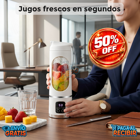 BlendGo™ 🥤 - Licuadora Portátil USB ⚡