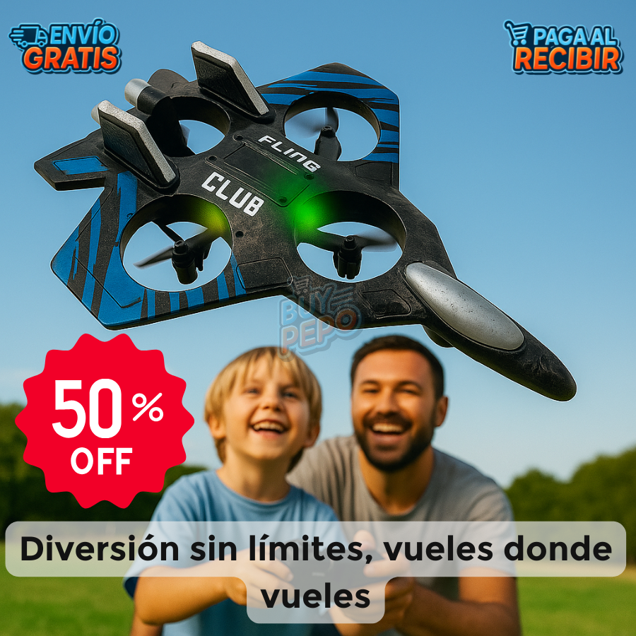 SkyRush™ ✈️ - Avión Acrobático Antigolpes 🚀 ✨