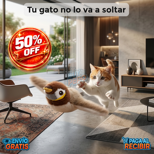 FlyCat™ 🐦 - Pájaro interactivo volador 🐱
