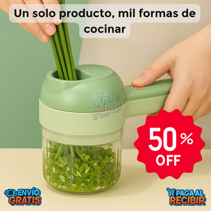 SlicePro™ ⚡ - Cortador Eléctrico 4 en 1 🍅