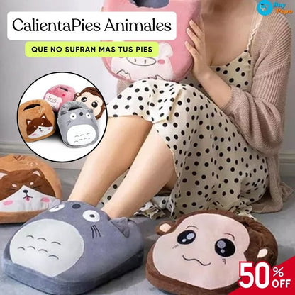CalientaPies Animales™ 🐾❄️ - Olvídate de pasar frío en los pies 🦶🔥