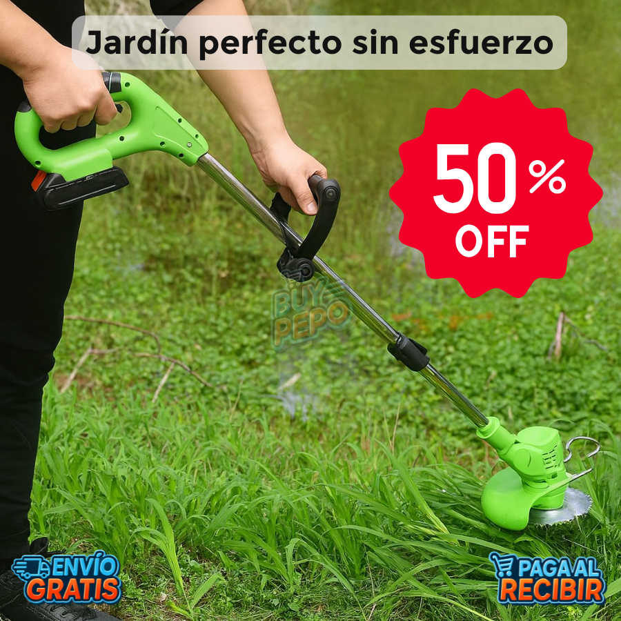 GrassBlade™ 🌱 - Cortadora césped inalámbrica ⚡