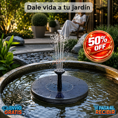 AquaSun™ ☀️ - Fuente solar flotante 💧