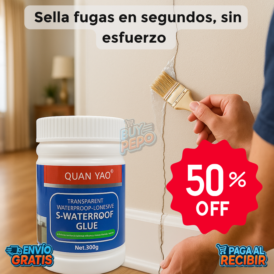 SealPro™ 💧 - Sellador impermeable transparente 300gr 🛠️