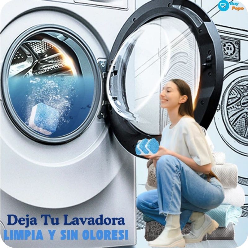 12 Pastillas de Limpieza Profunda Lavadoras ✨🧼 - CLEANWAVE PRO® 🌊