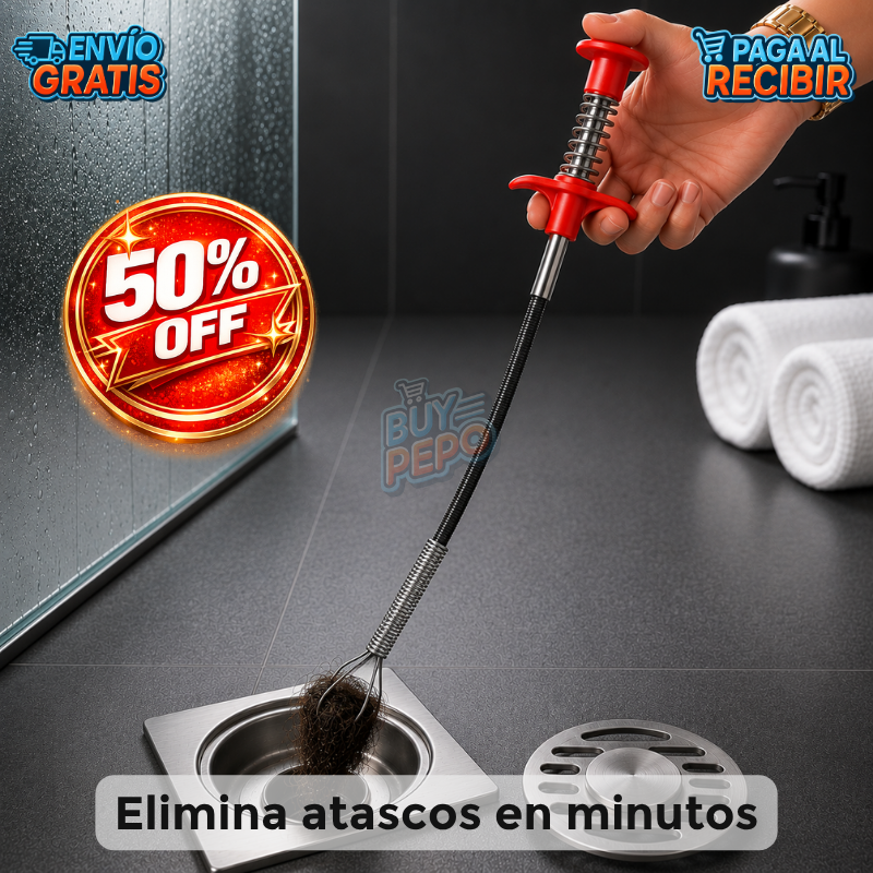 PipeSnake™ 🐍 - Desatascador Flexible Premium 🚿