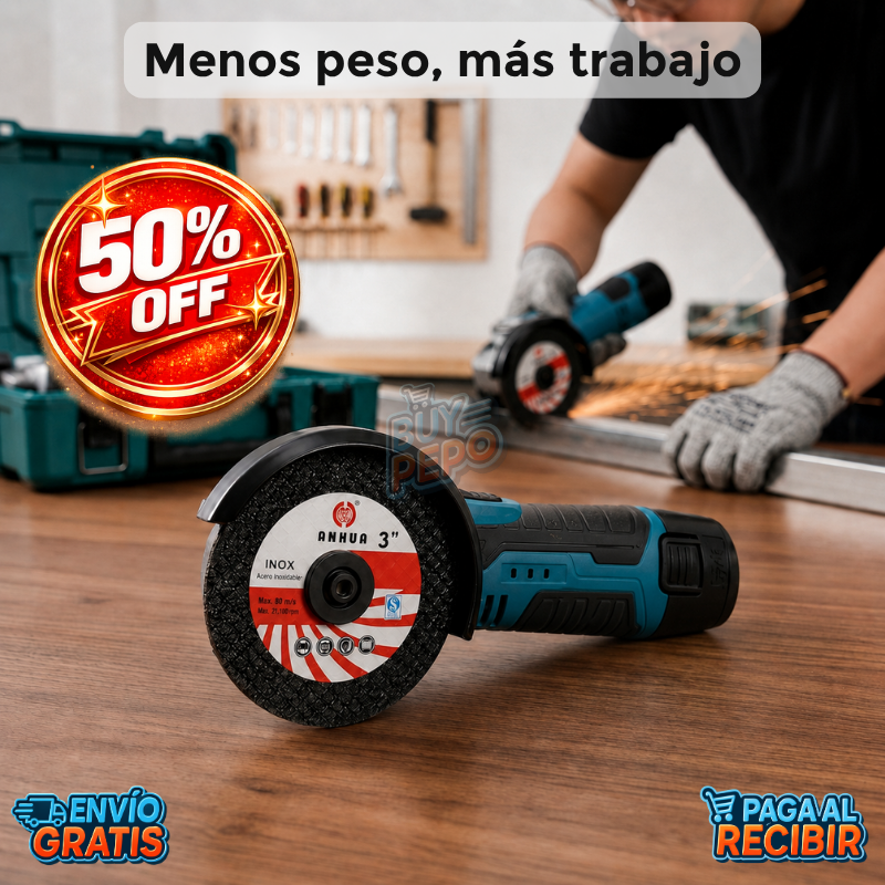 CutMax™ ⚡ - Mini Amoladora Inalámbrica 🔧