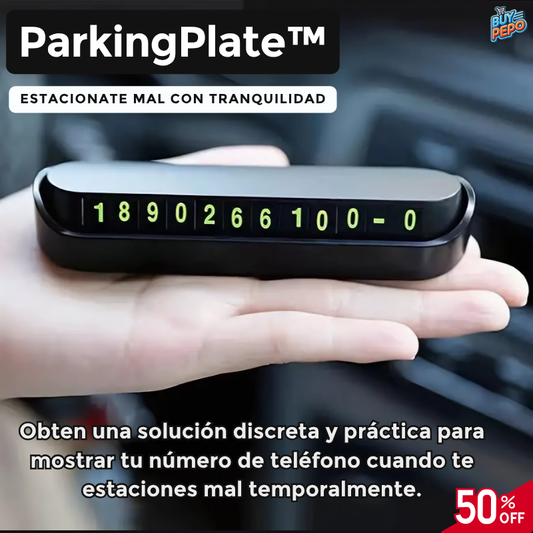 ParkingPlate™ - 🚗 Estacionate Mal Con Tranquilidad 📱💨