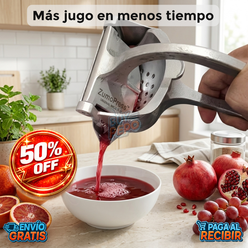 ZumoPress™ 🍋 - Prensa manual exprimidora 🍹