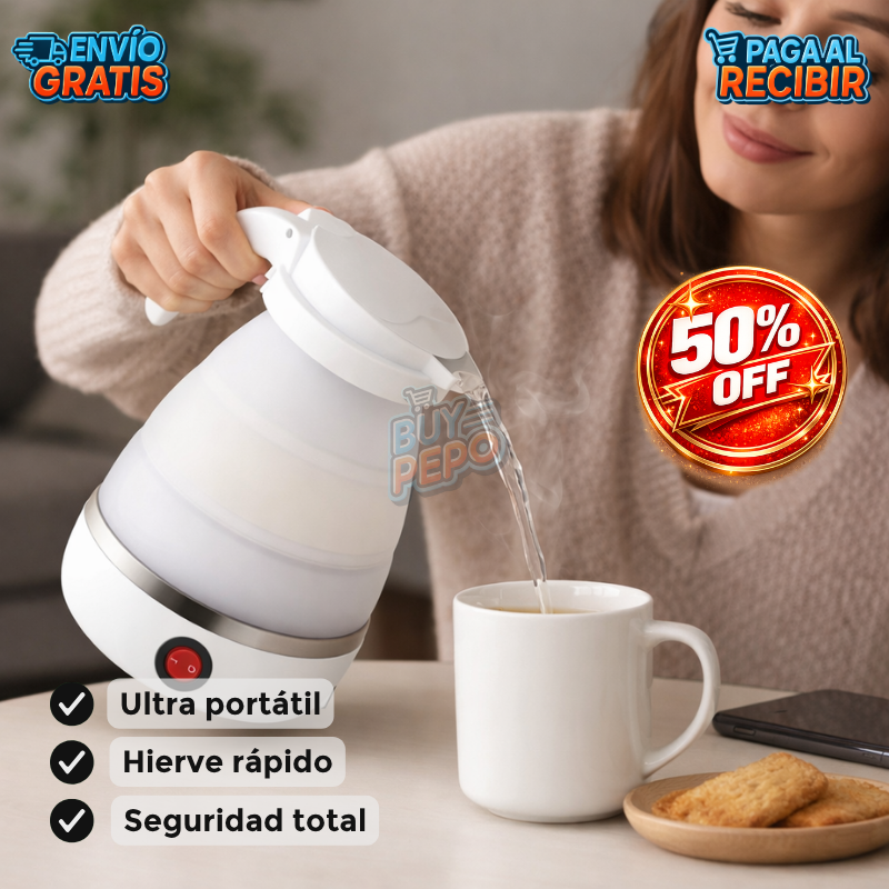 FoldHeat™ 🔥 - Hervidor plegable portátil ⚡