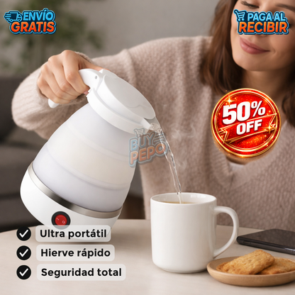 FoldHeat™ 🔥 - Hervidor plegable portátil ⚡