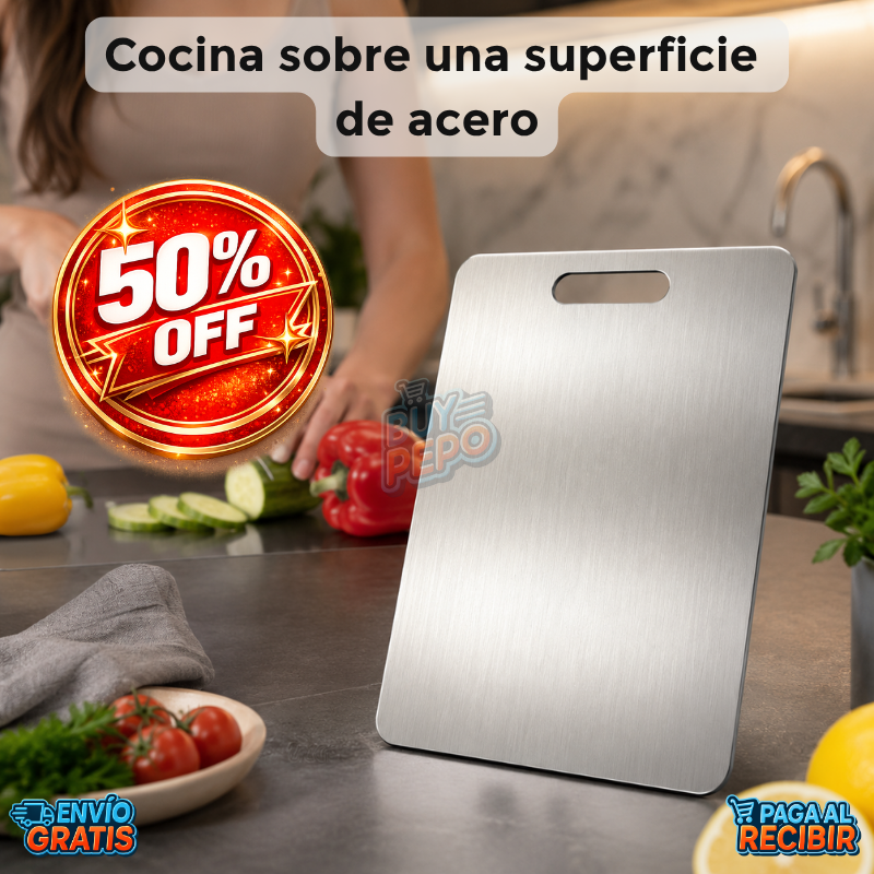 InoxPure™ 🛡️ - Tabla de acero 🥩