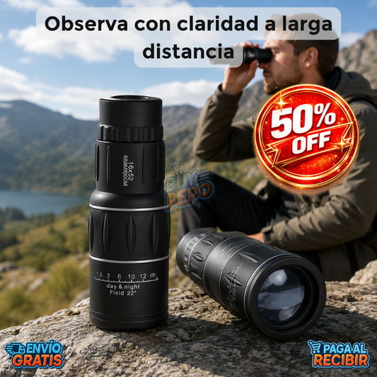 ZoomView™ 🔭 - Monocular de visión HD 🌄