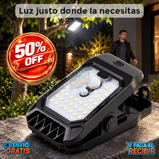 LumiClip™ ☀️ - Luz solar con sensor 💡