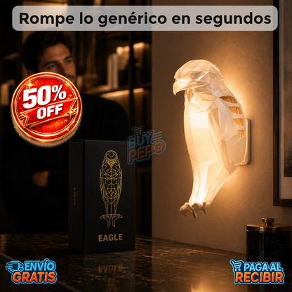 AquilaGlow™ 🦅 - lámpara águila 3D 💡