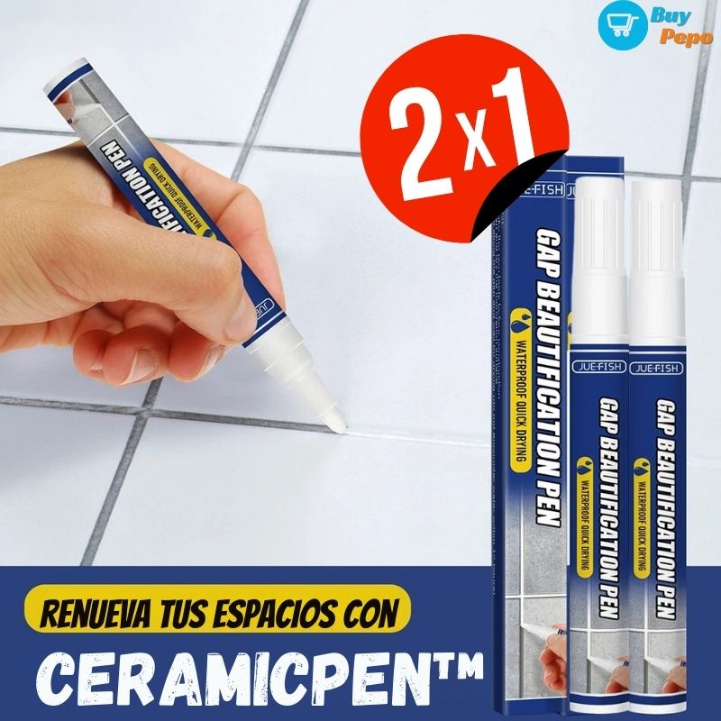 🚨OFERTA🚨 CeramicPen™ - 🖊️ Rejuvenecedor de Juntas de Cerámica 🫧✨
