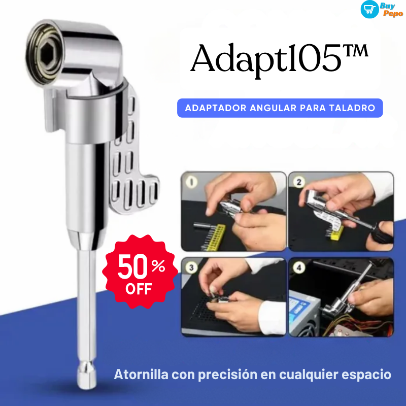 Adapt105™ - 🔶 Adaptador Extensor Angular Para Taladro 🔧🛠️