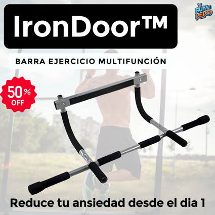 IronDoor™ 💪 - Barra ejercicio multifunción 🏋️