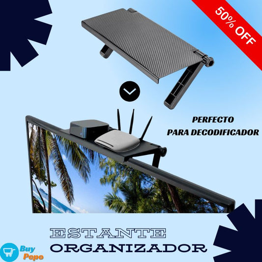 📺✨ Estante Organizador de TV/Monitor 🖥️ - ¡IDEAL PARA DECODIFICADOR! 📦🎯