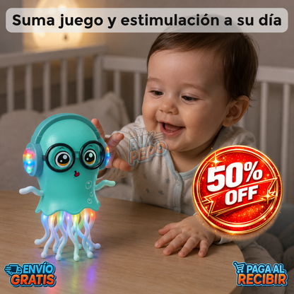 DanceJelly™ 🐙 - Medusa bailarina para bebés ✨