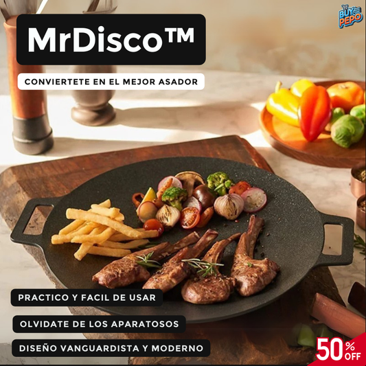 🔥 MrDisco™ - Disco Plancheta 30cm Asadora Portátil 🍳🔥