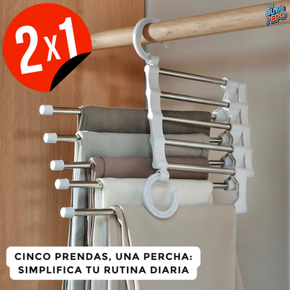 🚨 PACK 2x1 🚨 - Perchero Mágico 5 en 1 👖👔