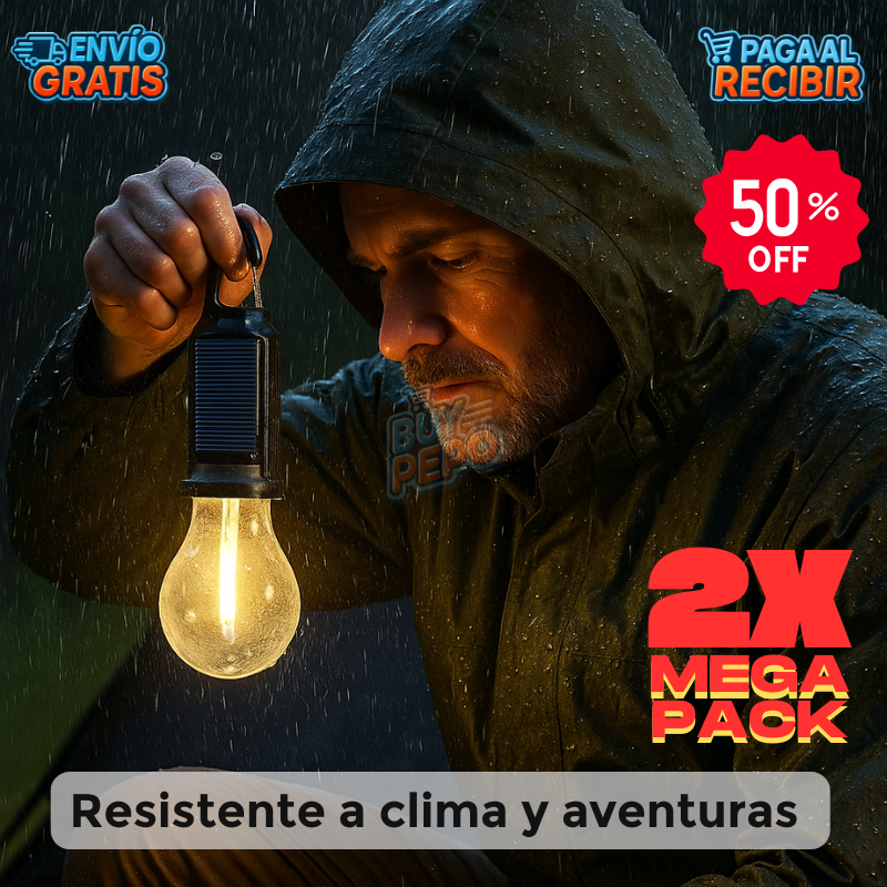 SunGlow™ 🌞 - Lámpara Solar Portátil PACK 2X1 🌲