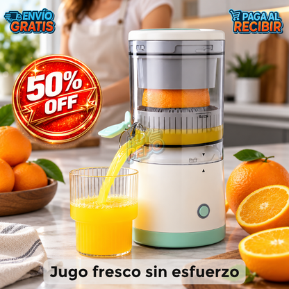 JuicyGo™ 🍊 - Exprimidor eléctrico portátil ⚡