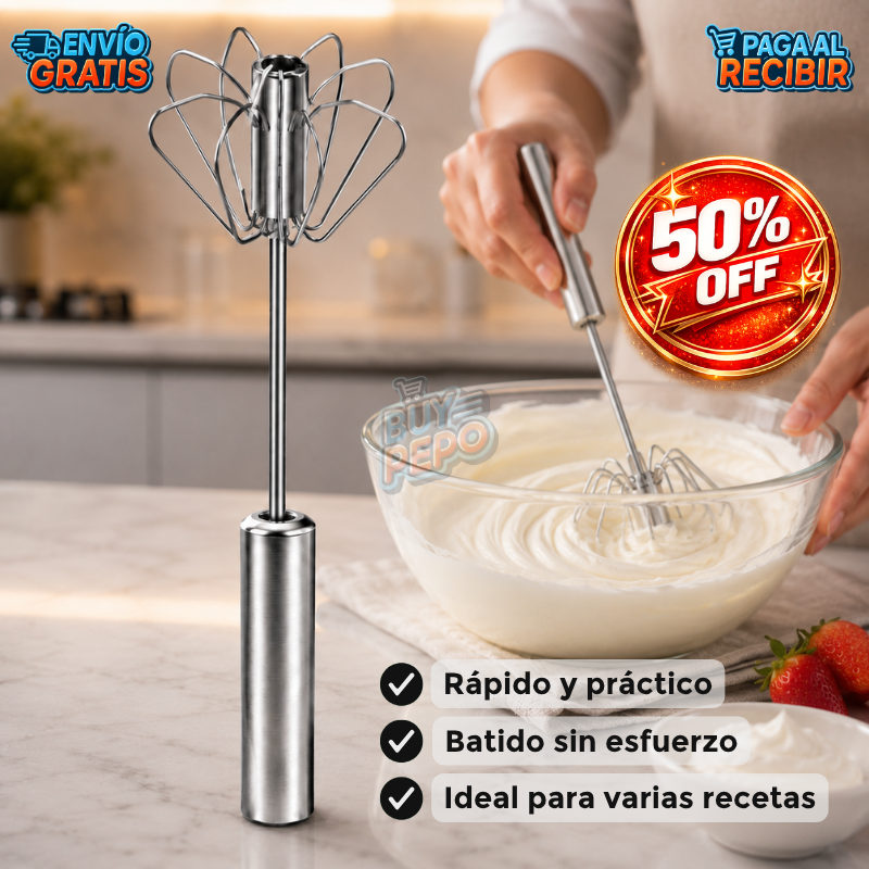 MixEasy™ 🥣 - Batidor manual inteligente ✨