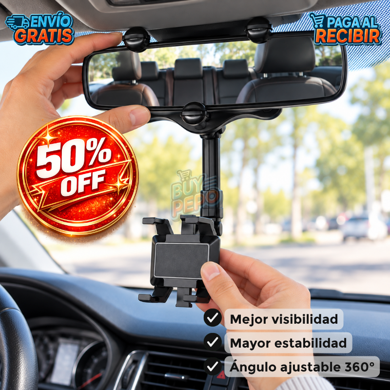 DriveView™ 🚗 - Soporte de retrovisor 📱