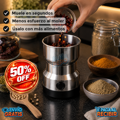 PowerMill™ 💥 - Molino multifunción eléctrico ☕