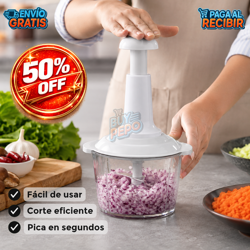 QuickChop™ 🥕 - Picadora manual rápida 🔪