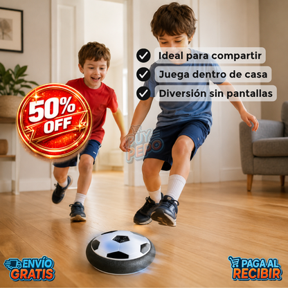 HoverGoal™ ⚽ - Pelota flotante LED 🌈