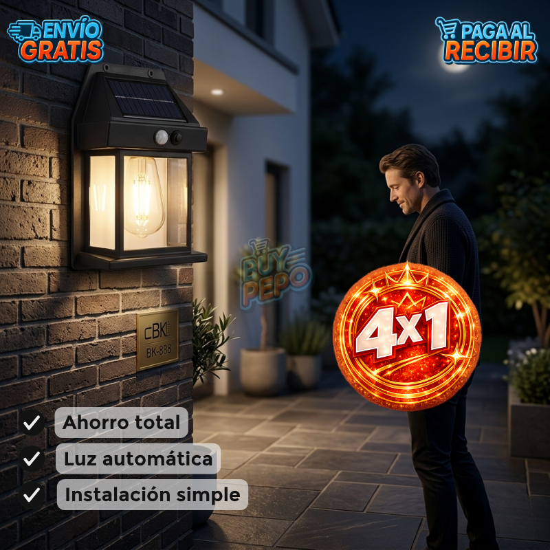 SolarLink™ 💡 - Foco solar empalmado ⚡