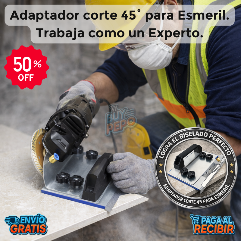 Adaptpro 45™ 🔩 -Logra Un Biselado Premium Con Tu Esmeril 🛠️